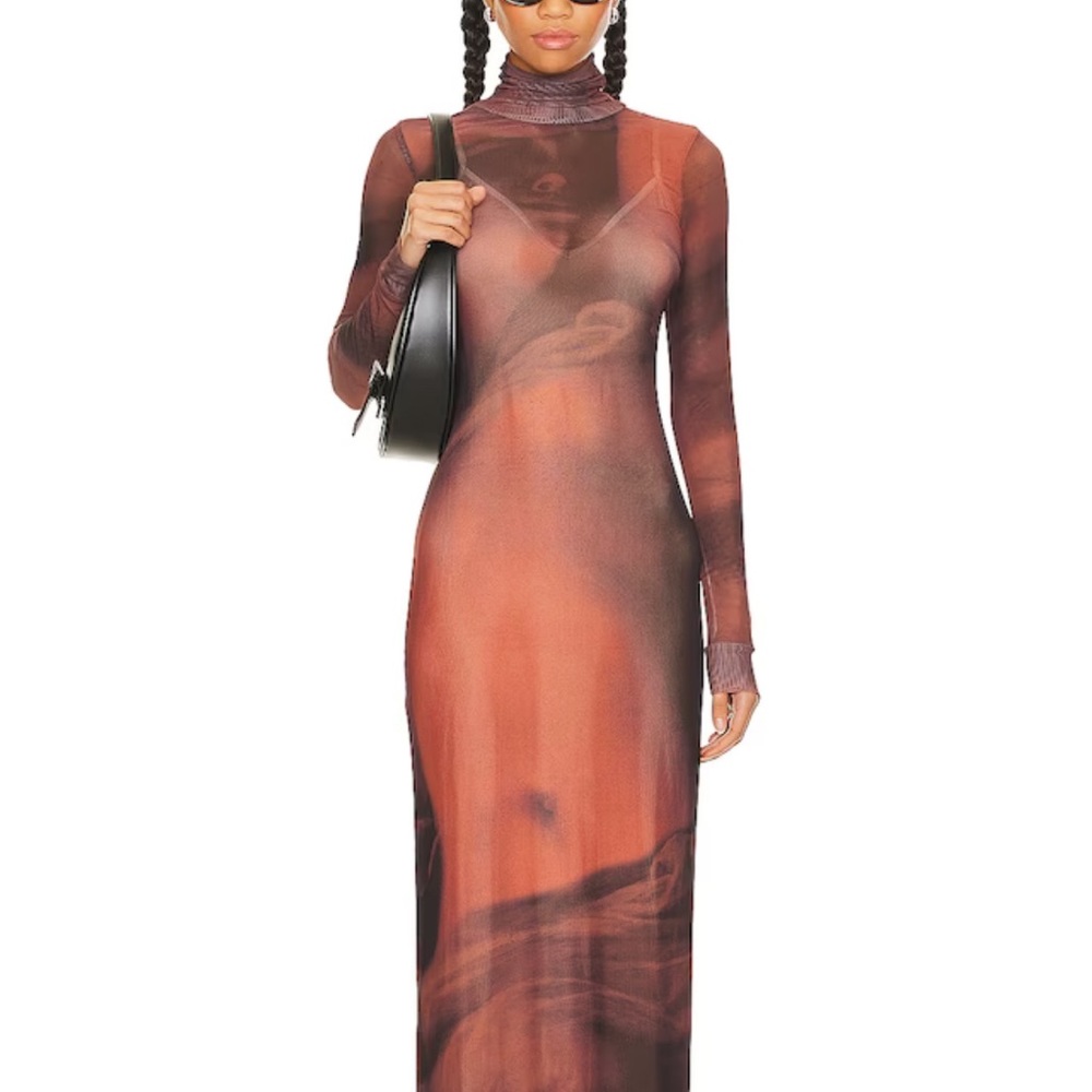 Billie Maxi Dress in Sienna Portrait